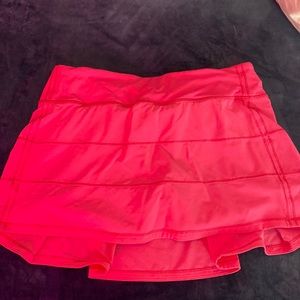 Sonic Pink Lululemon Pace Rival Mid-Rise Skirt